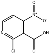 2-氯-4-硝基烟酸 结构式