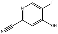 5-氟-4-羟基-2-吡啶腈 结构式