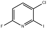 3-氯-6-氟-2-碘吡啶 结构式