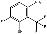 3-Amino-6-fluoro-2-(trifluoromethyl)thiophenol 结构式