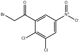 2',3'-Dichloro-5'-nitrophenacyl bromide 结构式