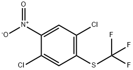 1,4-Dichloro-2-trifluoromethylthio-5-nitrobenzene 结构式