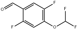 Benzaldehyde, 4-(difluoromethoxy)-2,5-difluoro- 结构式