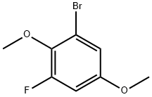 1-溴-3-氟-2,5-二甲氧基苯 结构式