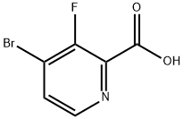 4-溴-3-氟吡啶酸 结构式
