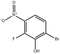 6-溴-2-氟-3-硝基苯酚 结构式