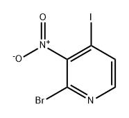 2-溴-4-碘-3-硝基吡啶 结构式