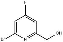 (6-溴-4-氟吡啶-2-基)甲醇 结构式