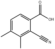 2-氰基-3,4-二甲基苯甲酸 结构式