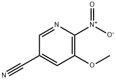 5-甲氧基-6-硝基烟腈 结构式