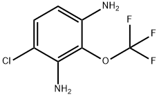 1-Chloro-2,4-diamino-3-(trifluoromethoxy)benzene 结构式