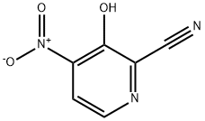 2-Pyridinecarbonitrile, 3-hydroxy-4-nitro- 结构式