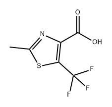 2-甲基-5-(三氟甲基)噻唑-4-羧酸 结构式