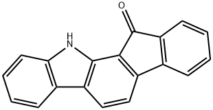 INDENO[2,1-A]CARBAZOL-12(11H)-ONE 结构式