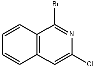 1-溴-3-氯异喹啉 结构式