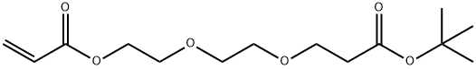Acrylate-PEG3-t-butyl ester 结构式