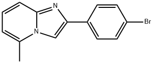 2-(4-BROMOPHENYL)-5-METHYLIMIDAZO[1,2-A]PYRIDINE 结构式