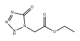 1H-Tetrazole-1-acetic acid, 2,5-dihydro-5-oxo-, ethyl ester 结构式