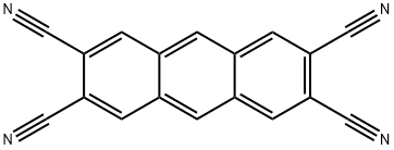 蒽-2,3,6,7-四甲腈 结构式