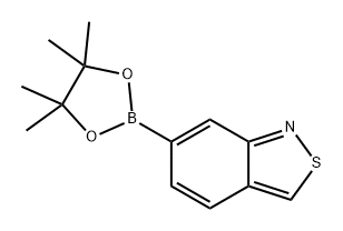 6-(4,4,5,5-四甲基-1,3,2-二氧硼杂环戊烷-2-基)苯并[C]异噻唑 结构式