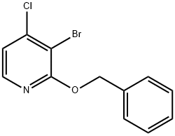 Pyridine, 3-bromo-4-chloro-2-(phenylmethoxy)- 结构式