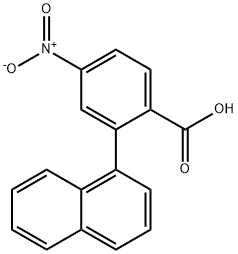 2-(Naphthalen-1-yl)-4-nitrobenzoic acid 结构式