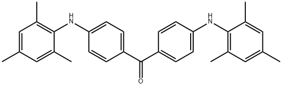 双[4-[(2,4,6-三甲基苯基)氨基]苯基]甲酮 结构式