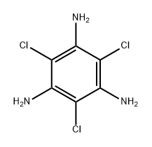 1,3,5-Benzenetriamine, 2,4,6-trichloro- 结构式