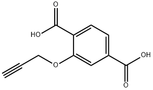 2-(3-炔丙氧基)对苯二甲酸 结构式