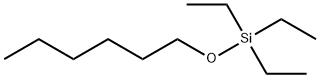 Silane, triethyl(hexyloxy)- 结构式