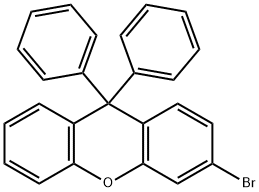 3-溴-9,9-二苯基氧杂蒽 结构式