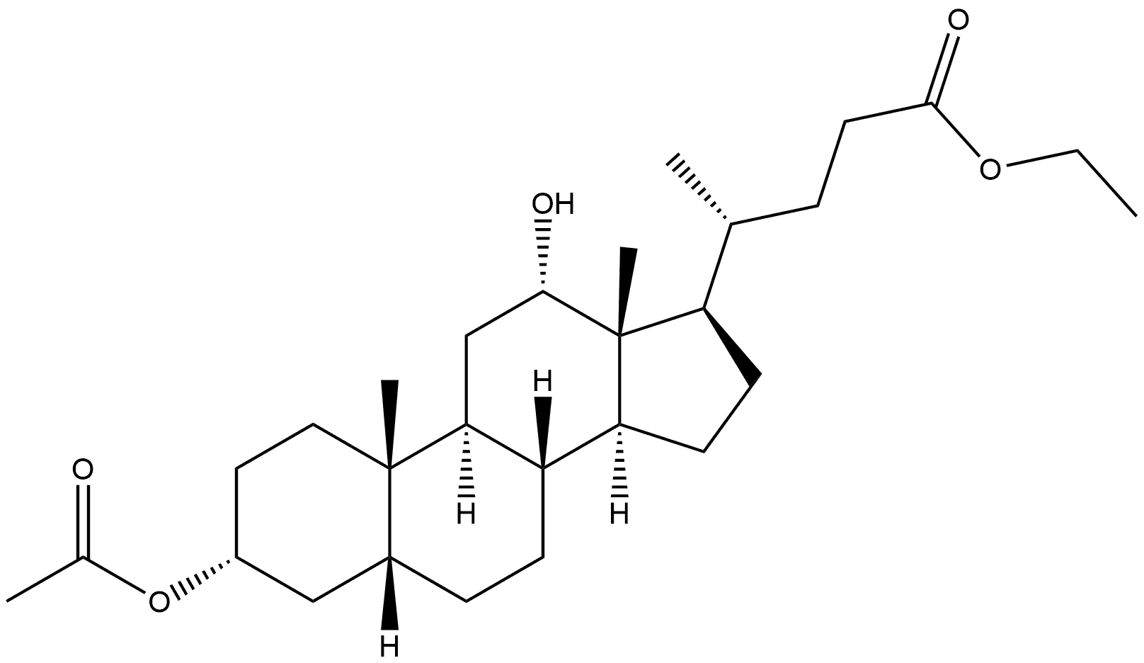 去氧胆酸 P-1 结构式