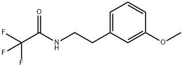 N-(三氟乙酰基)-3-甲氧基苯乙胺 结构式