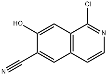 1-氯-7-羟基异喹啉-6-碳腈 结构式