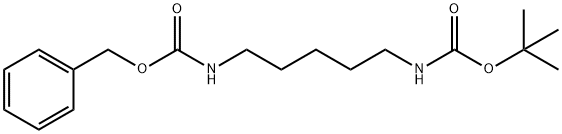 Carbamic acid, [5-[[(1,1-dimethylethoxy)carbonyl]amino]pentyl]-, phenylmethyl ester (9CI) 结构式