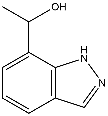 1-(1H-吲哚-7-基)乙醇 结构式