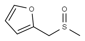 Furan, 2-[(methylsulfinyl)methyl]- 结构式