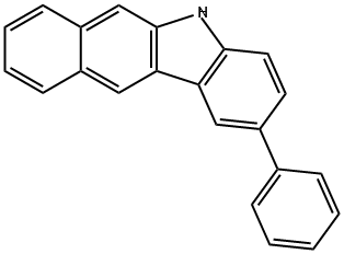 2-苯基-5H-苯并[B]咔唑 结构式