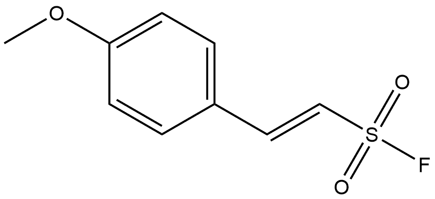 (1E)-2-(4-Methoxyphenyl)ethenesulfonyl fluoride 结构式