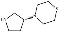 Thiomorpholine, 4-(3R)-3-pyrrolidinyl- 结构式