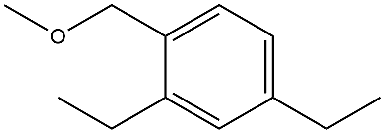 2,4-Diethyl-1-(methoxymethyl)benzene 结构式