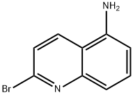 2-溴喹啉-5-胺 结构式