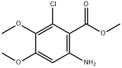 Methyl 6-amino-2-chloro-3,4-dimethoxybenzoate 结构式