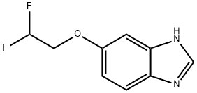 5-(2,2-Difluoroethoxy)-1H-benzimidazole 结构式