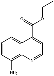 4-Quinolinecarboxylic acid, 8-amino-, ethyl ester 结构式