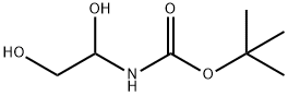 Carbamic acid, N-(1,2-dihydroxyethyl)-, 1,1-dimethylethyl ester 结构式