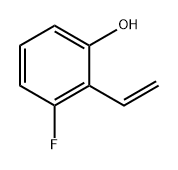 3-氟-2-乙烯基苯酚 结构式