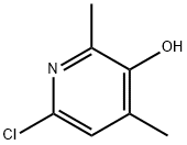 6-氯-2,4-二甲基吡啶-3-醇 结构式