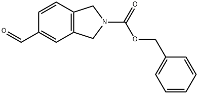 5-甲酰异吲哚啉-2-羧酸苄酯 结构式