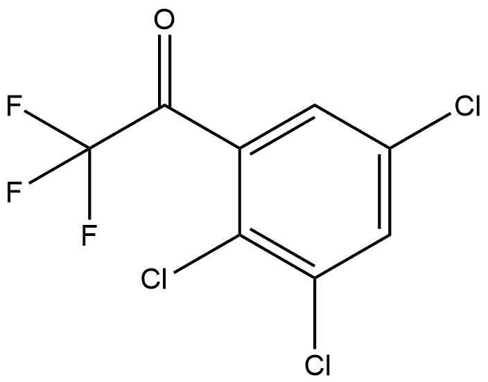 2,2,2-三氟-1-(2,3,5-三氯苯基)乙酮 结构式